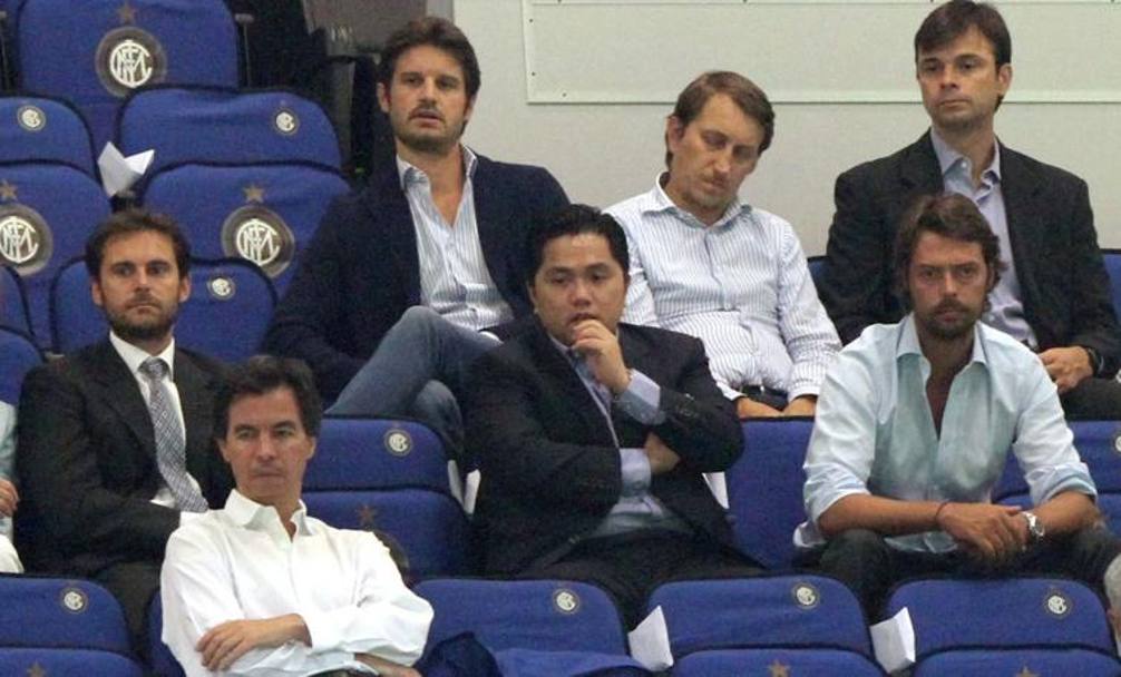 Anche Erick Thohir, presidente dell&#39;Inter, ha voluto assistere alla partita. Forte